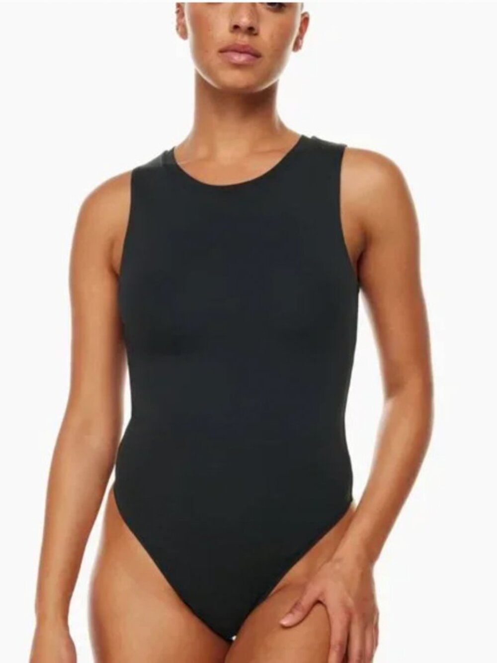 Aritzia Babaton Contour Muscle Bodysuit Black